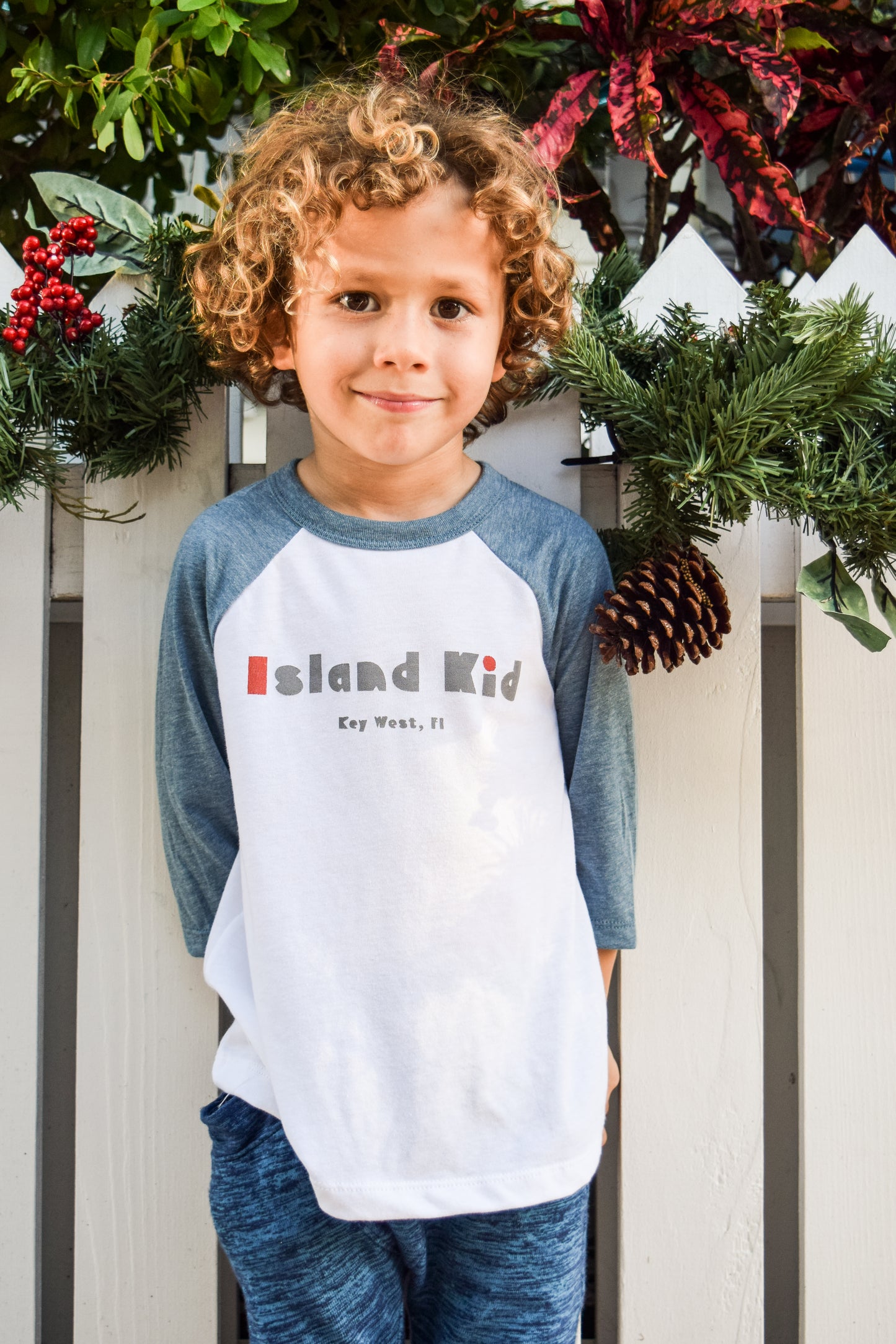 ISLAND KID Baseball Tee