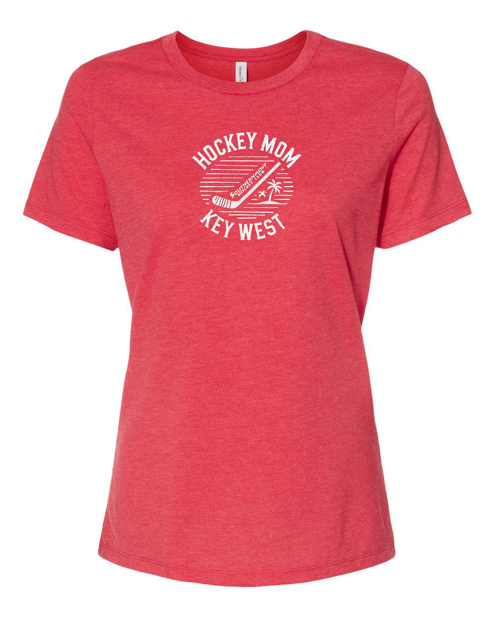 Retro Hockey Mom Key West Soft Tee