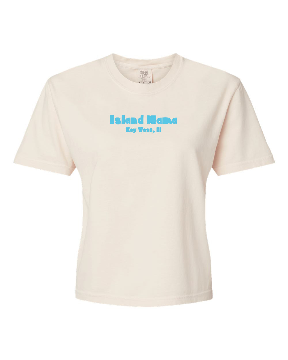 Island Mama Boxy Cotton Tee